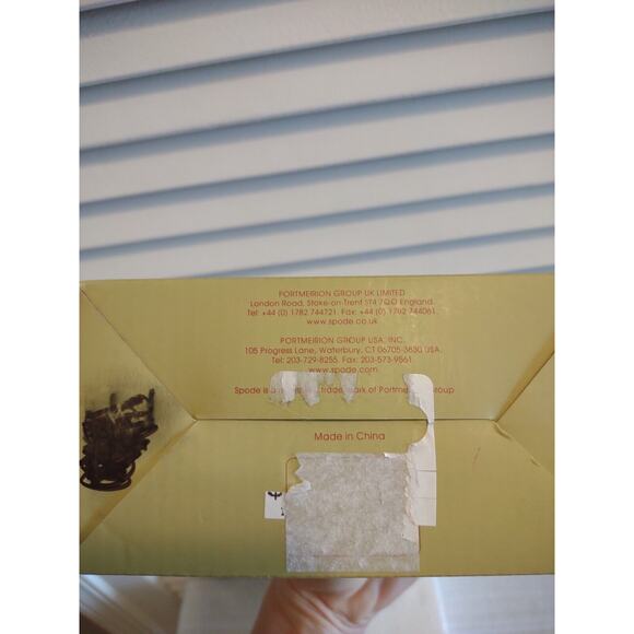 Spode Christmas Tree Santa Salt & Gift Box Pepper Shaker Set GUC in Box - Picture 6 of 11